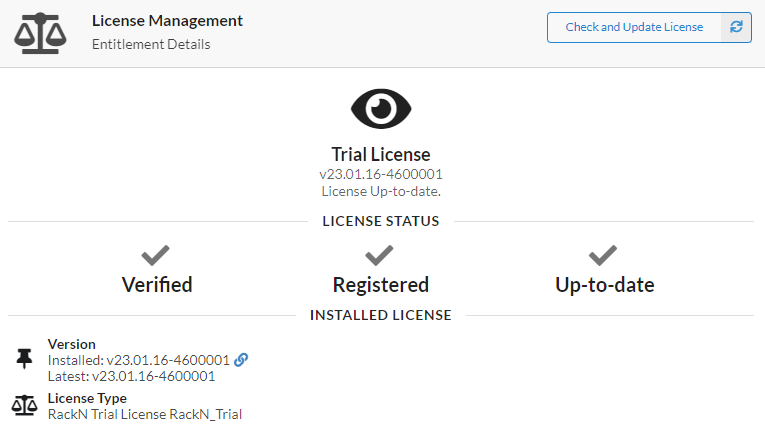 Preview of the license extension form