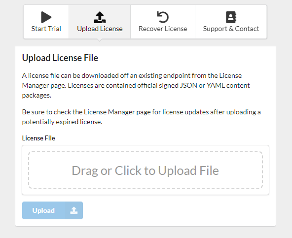 Example Update Licens License Management - Documentation